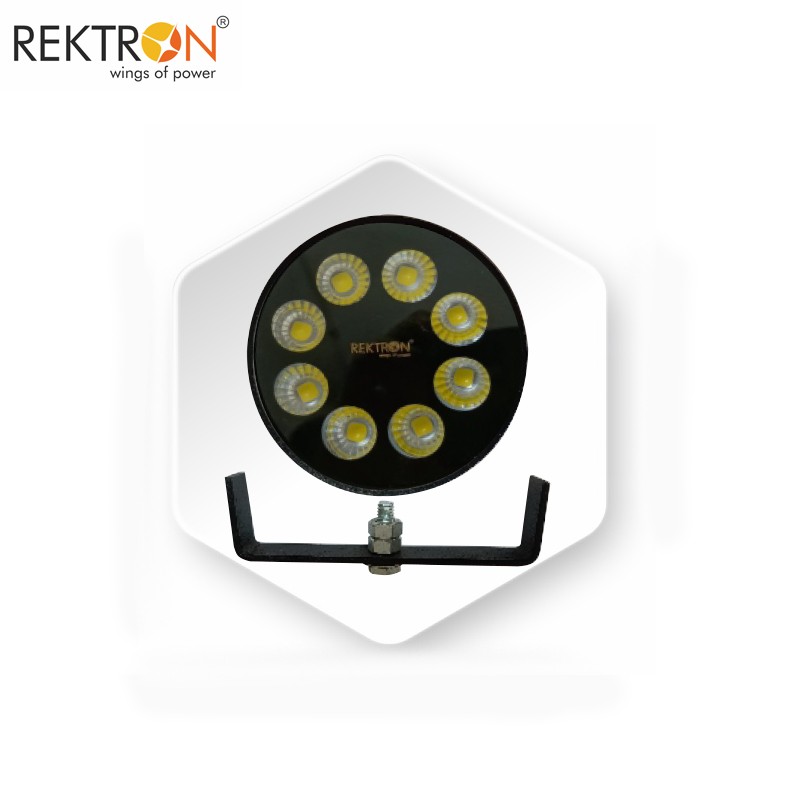 6 LED Round Lens