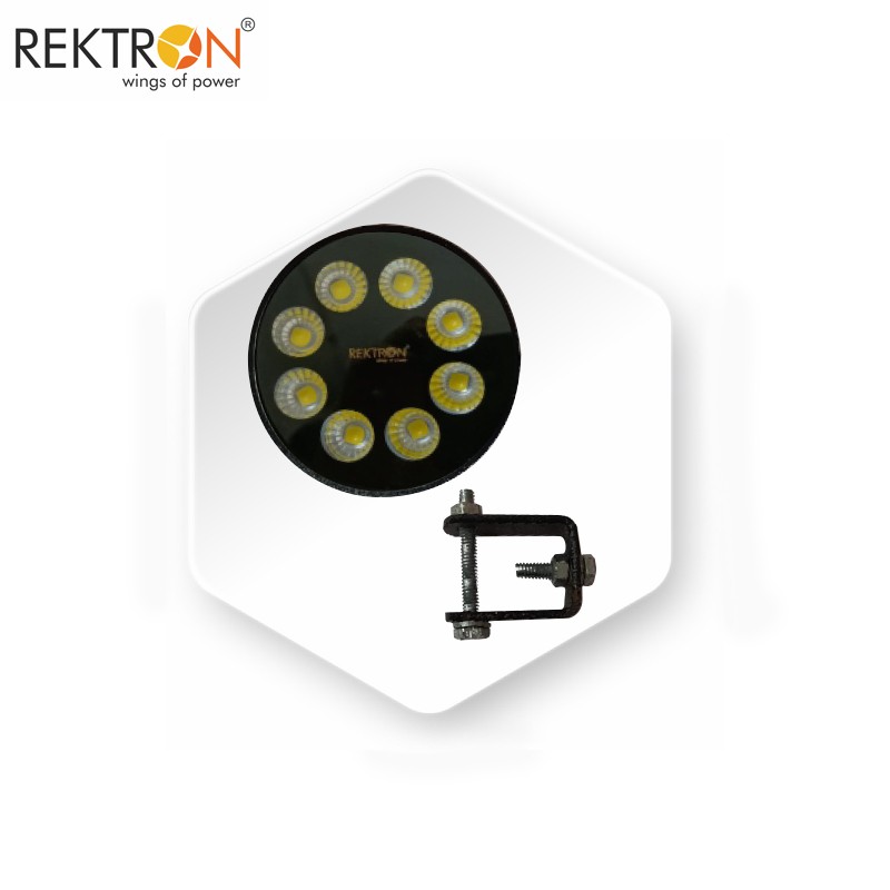 6 LED Round Lens