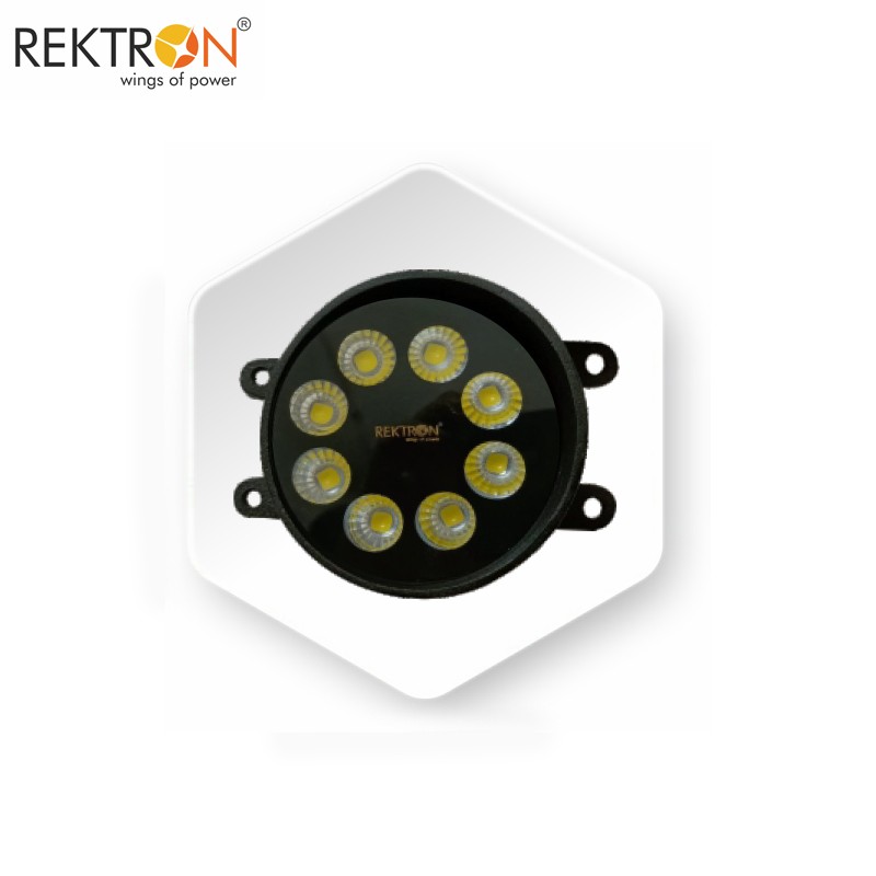 8 LED Round Lens