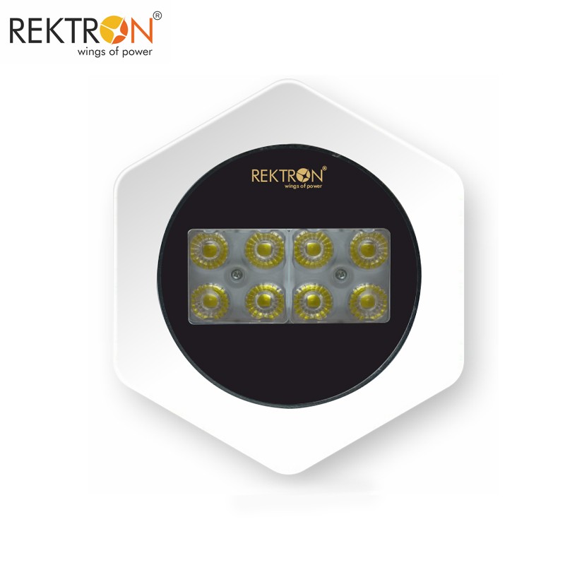 8 LED 12V / 24V White / Yellow Round