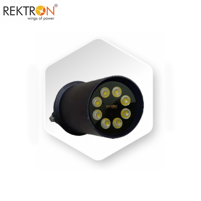 8 LED Round Lens